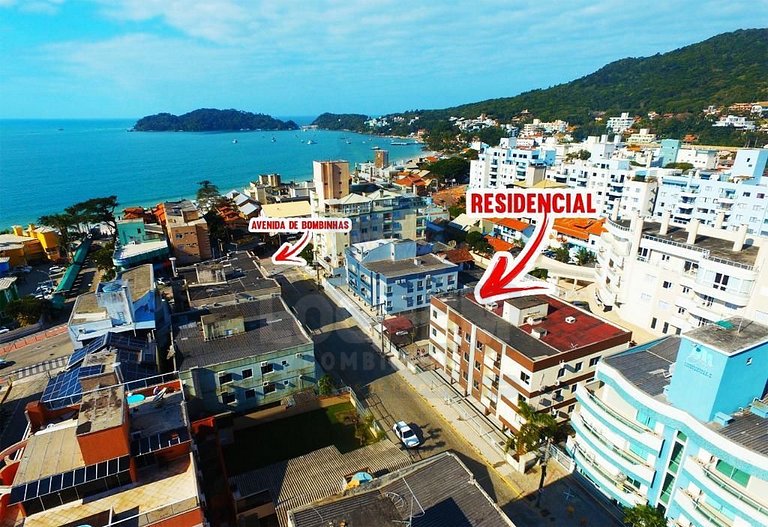 Apartamento a 70m da Avenida de Bombinhas
