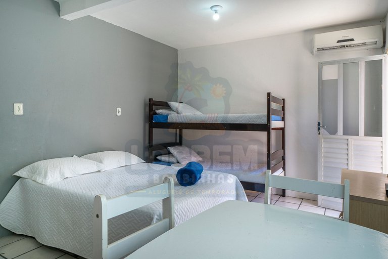 Apartamento em Residencial Frente mar Bombinhas