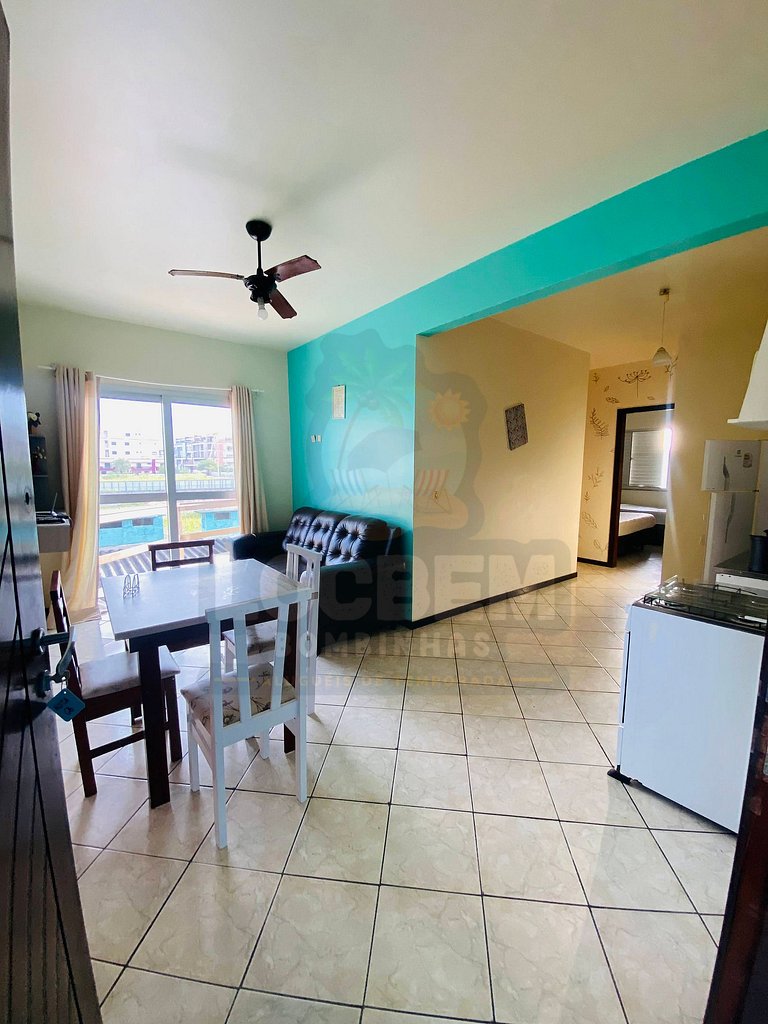 Apartamento a 200m da praia de Mariscal