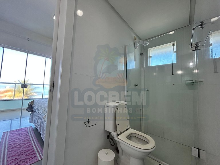 Apartamento Praia de 4 Ilhas (201) - 3 quartos com vista par