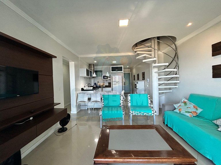 Apartamento Praia de 4 Ilhas (201) - 3 quartos com vista par