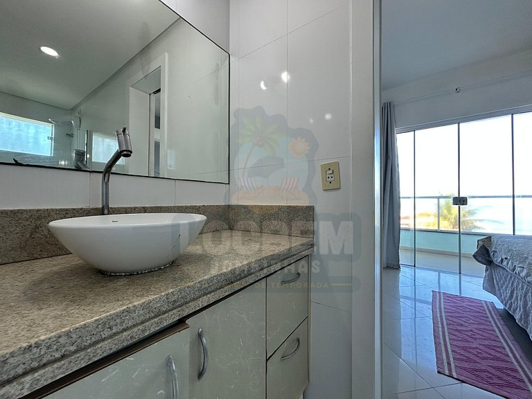 Apartamento Praia de 4 Ilhas (201) - 3 quartos com vista par