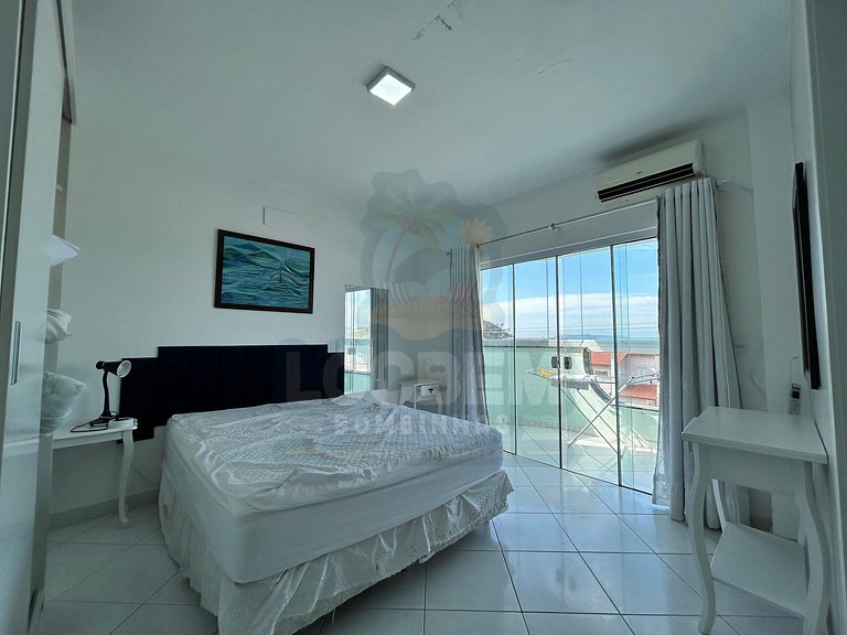 Apartamento 2 quartos - Praia de 4 ilhas com vista mar