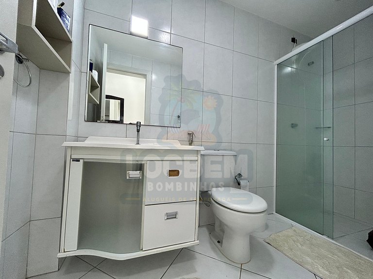 Apartamento 2 quartos - Praia de 4 ilhas com vista mar