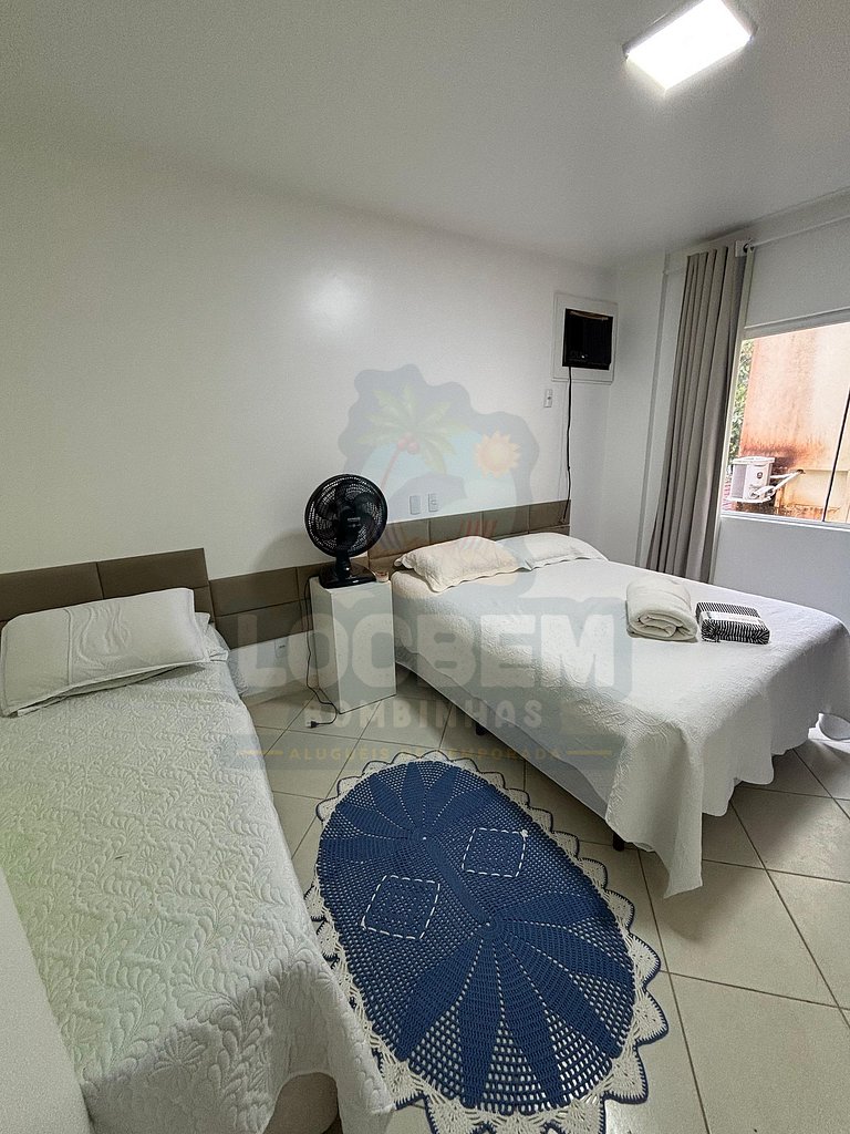 Apartamento na praia de 4 Ilhas - 3 quartos