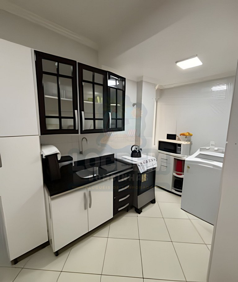 Apartamento na praia de 4 Ilhas - 3 quartos