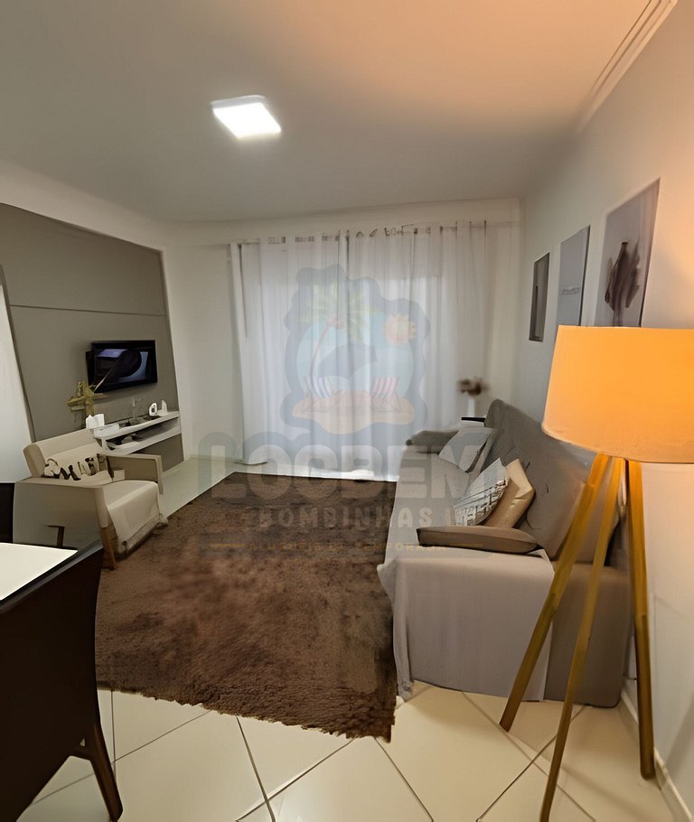 Apartamento na praia de 4 Ilhas - 3 quartos