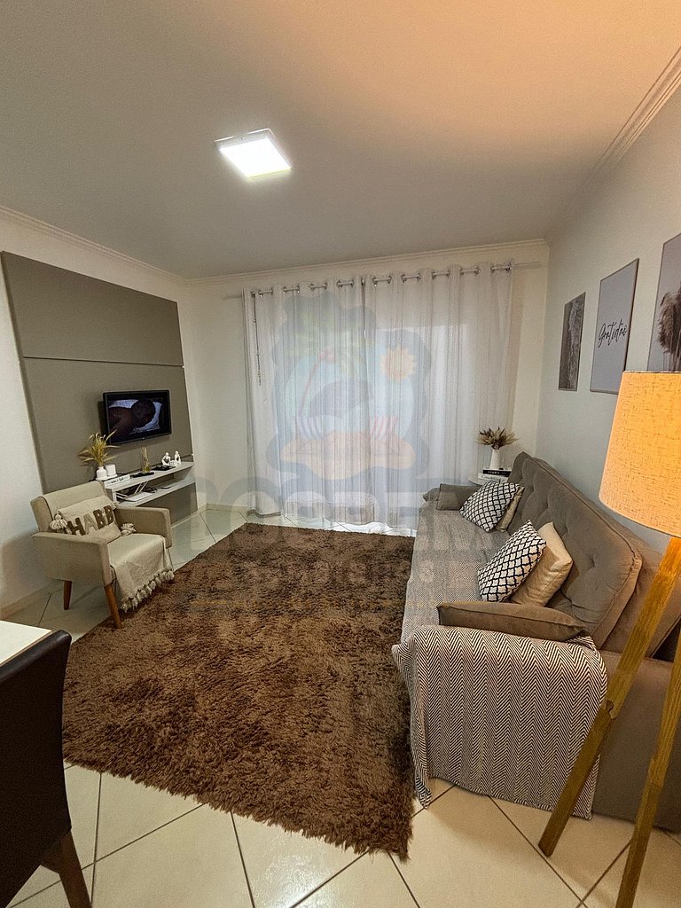 Apartamento na praia de 4 Ilhas - 3 quartos