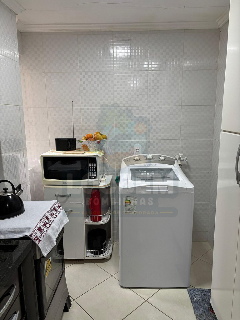 Apartamento na praia de 4 Ilhas - 3 quartos