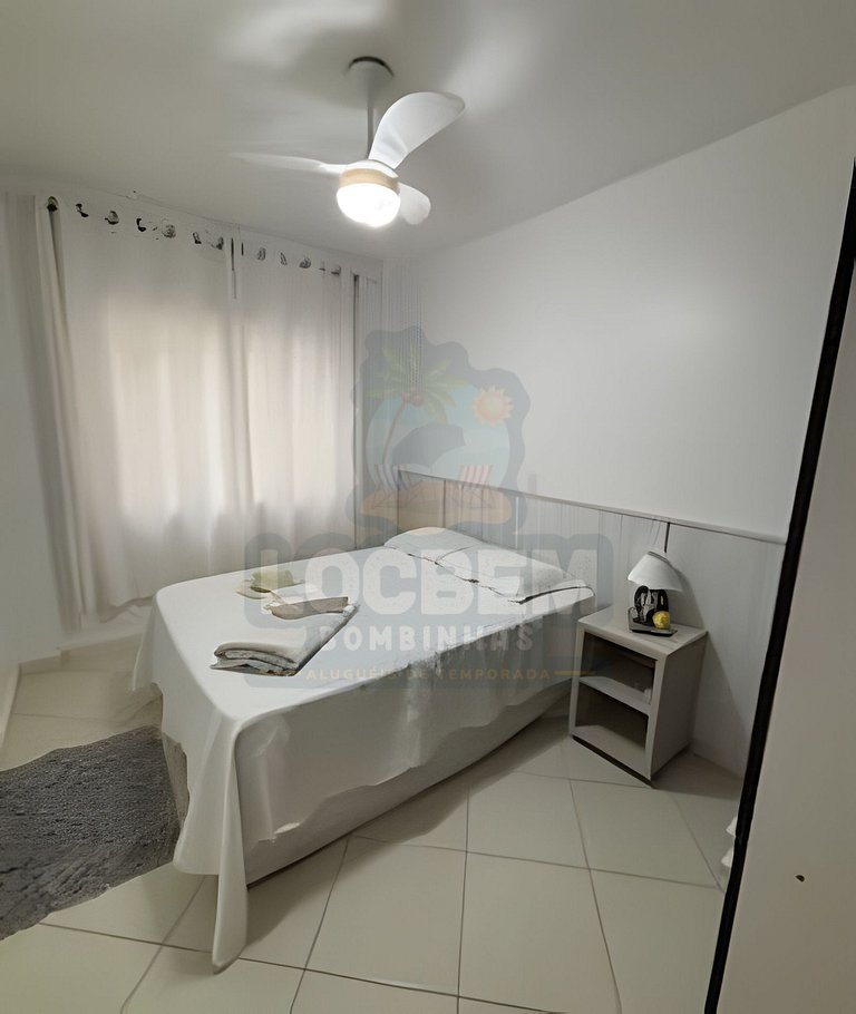 Apartamento na praia de 4 Ilhas - 3 quartos