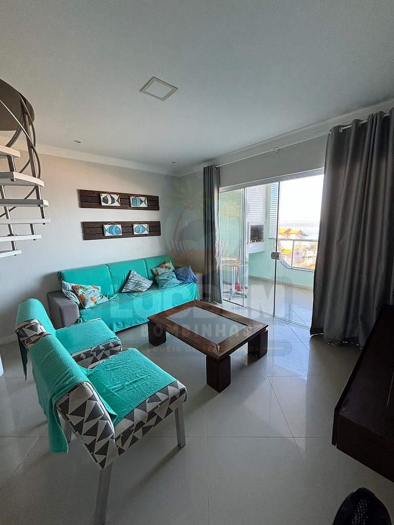 Apartamento Praia de 4 Ilhas (201) - 3 quartos com vista par