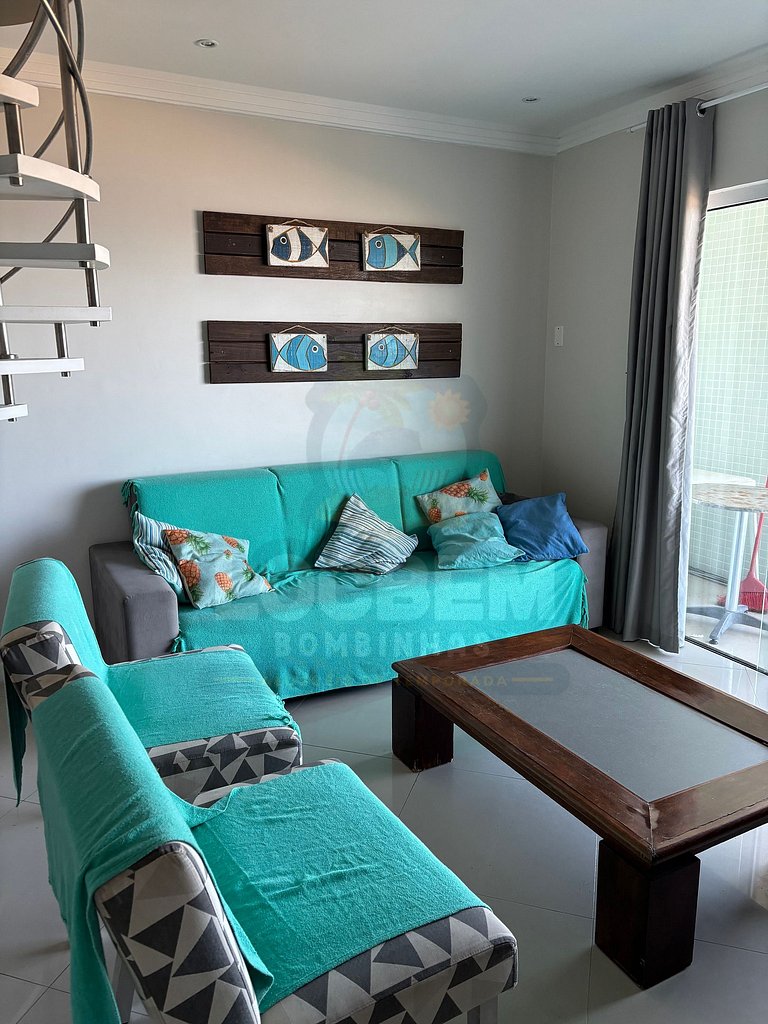 Apartamento Praia de 4 Ilhas (201) - 3 quartos com vista par