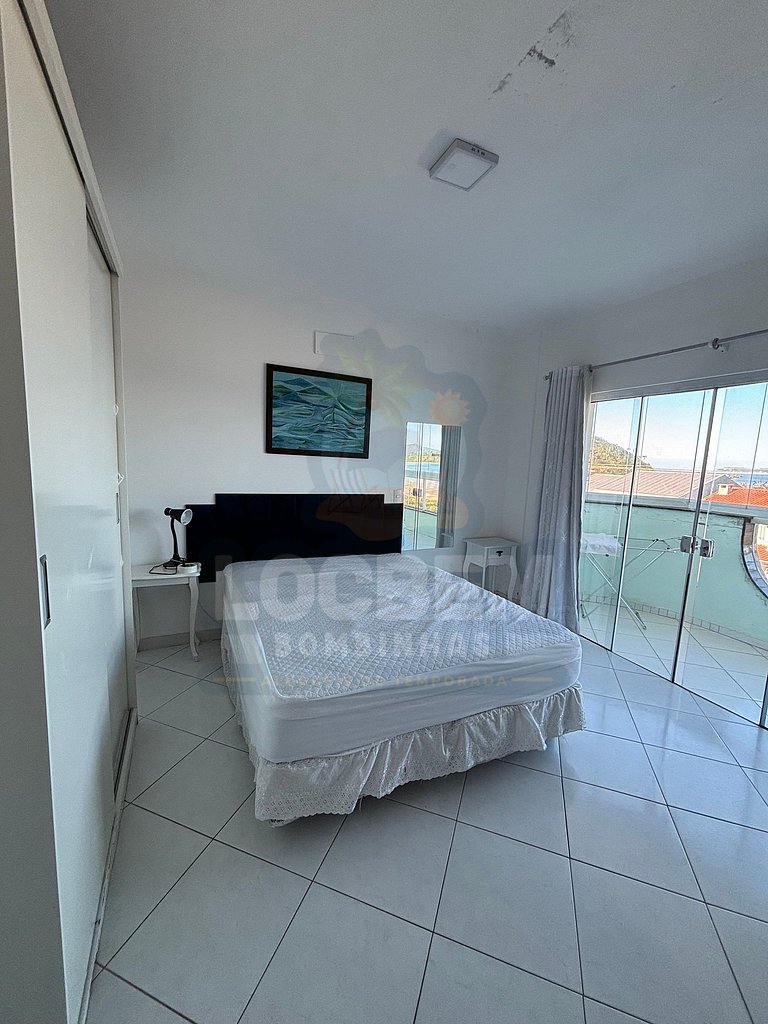 Apartamento 2 quartos - Praia de 4 ilhas com vista mar (202)