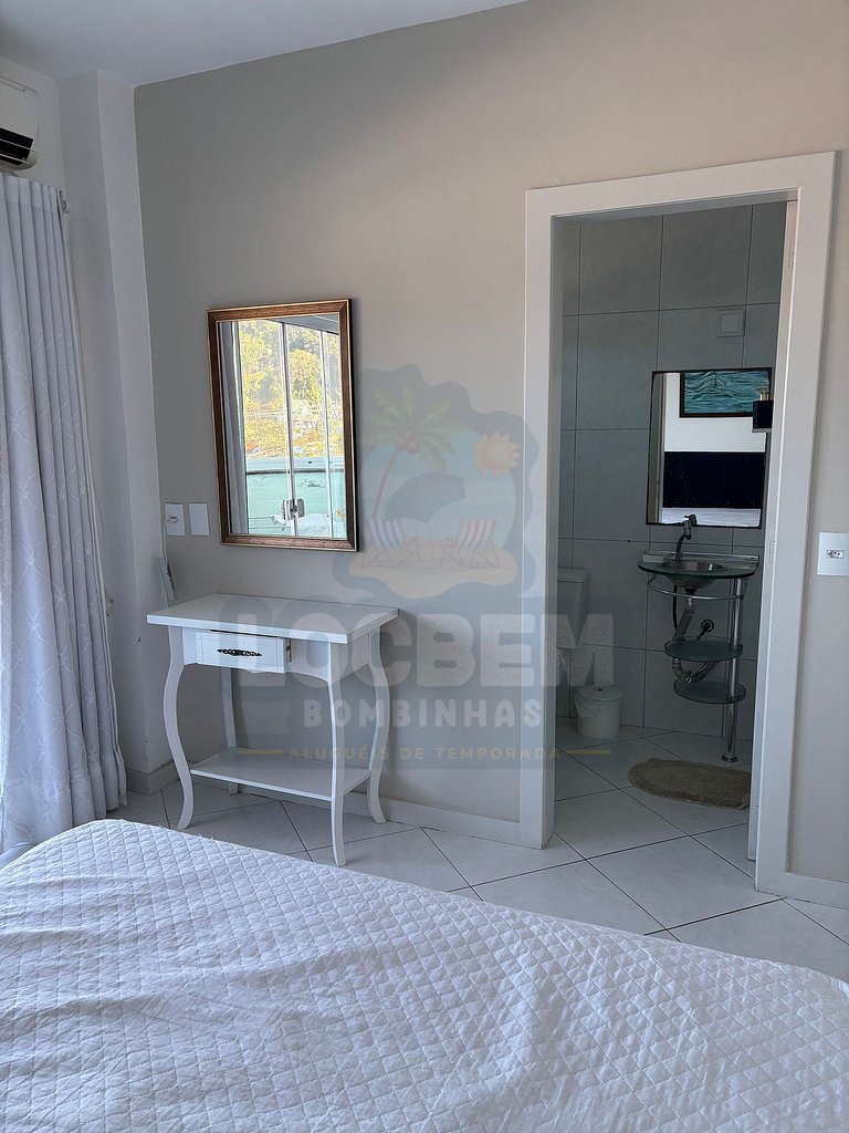 Apartamento 2 quartos - Praia de 4 ilhas com vista mar (202)
