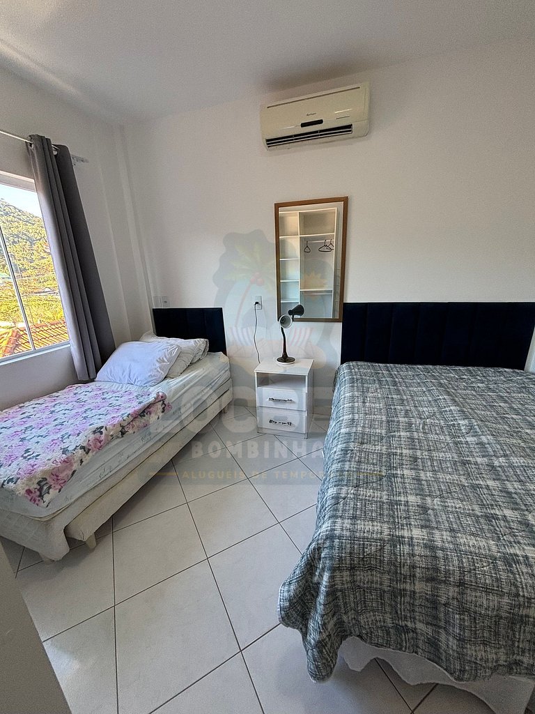 Apartamento 2 quartos - Praia de 4 ilhas com vista mar (202)