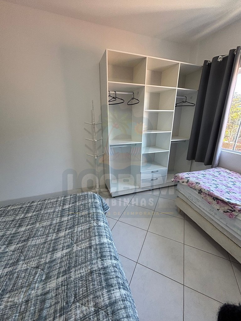Apartamento 2 quartos - Praia de 4 ilhas com vista mar (202)