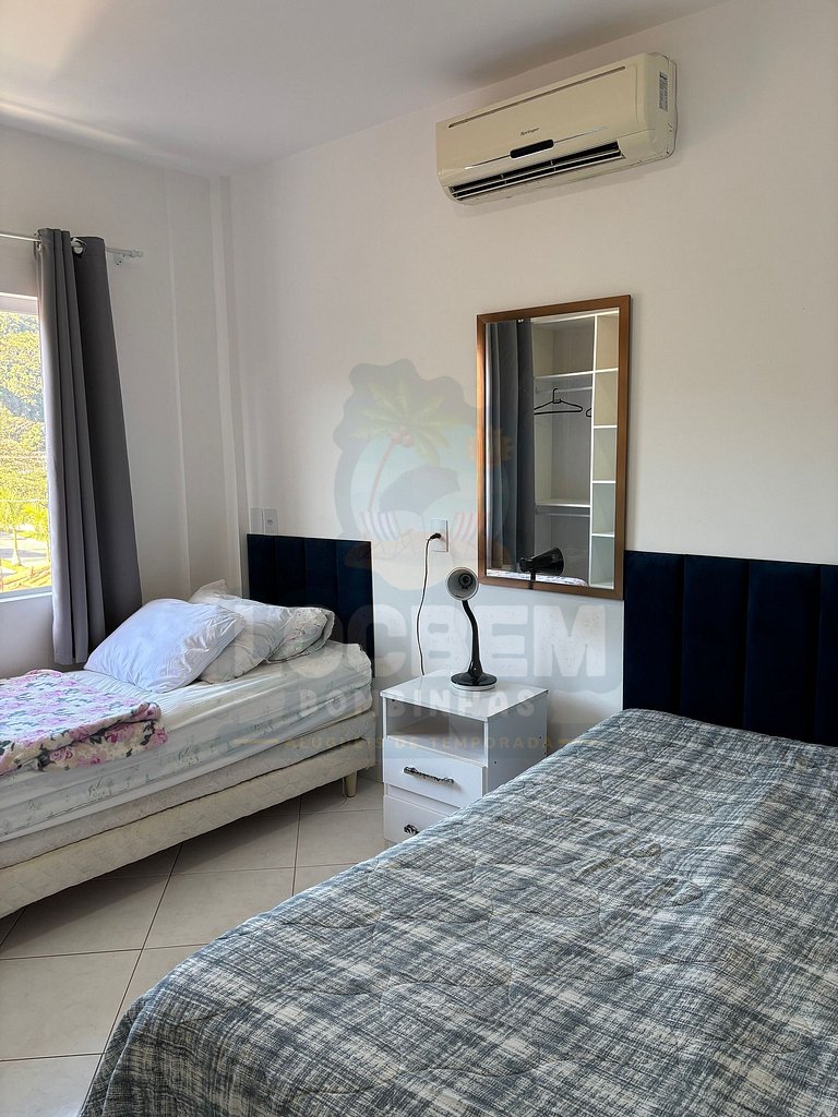 Apartamento 2 quartos - Praia de 4 ilhas com vista mar (202)