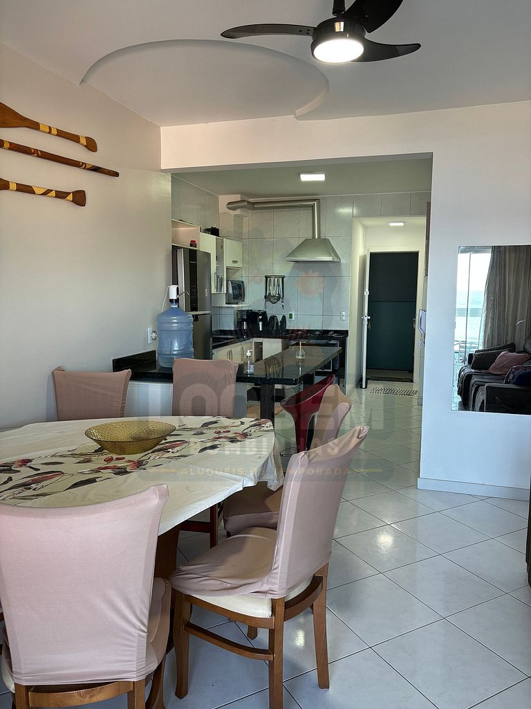 Apartamento 2 quartos - Praia de 4 ilhas com vista mar (202)