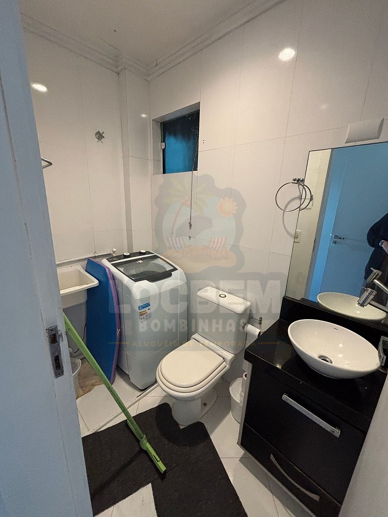 Apartamento Praia de 4 Ilhas (201) - 3 quartos com vista par