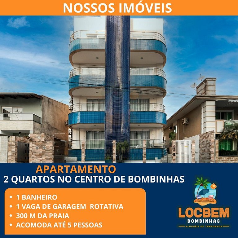 Lindo apartamento no Centro de Bombinhas