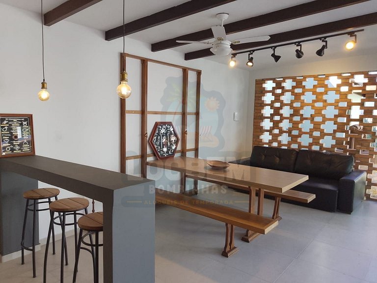 Casa com Ofurô a 170m da Praia de Morrinhos – Conforto e Laz